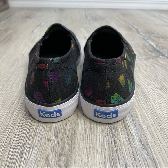 Keds Double Decker Wave Printed Slip On Sneakers Sz 7 NWOT - Picture 8 of 11